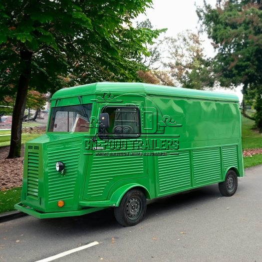 Green Electric Food Trailer