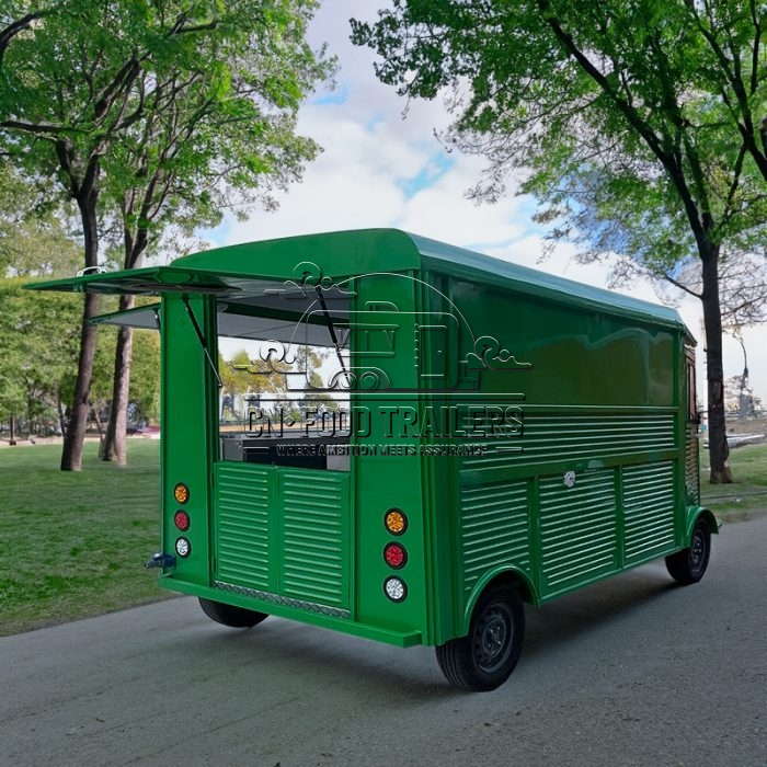 Green Electric Food Trailer