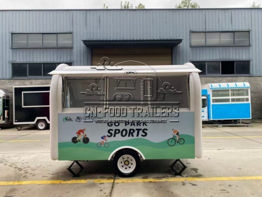10FT Small Round Food Trailer for Seasonal Events