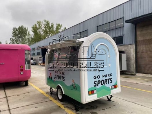 10FT Small Round Food Trailer for Seasonal Events