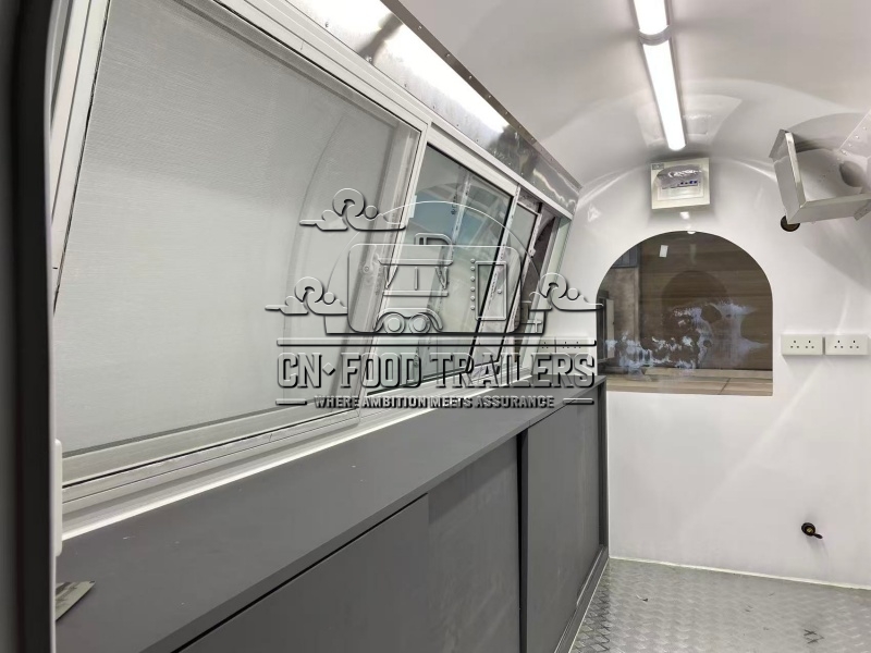 10FT Small Round Food Trailer for Seasonal Events